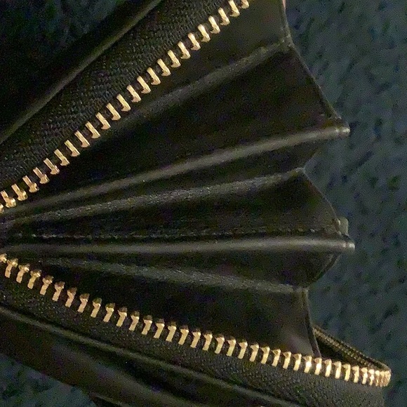 EUC Coach wallet, soft fabric 8 inches bottom length and 4 inches height. - Picture 7 of 8